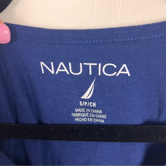 Nautica blue tank top sleeveless tee small - Picture 3 of 5